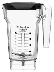 Blendtec FourSide Domestic Blender Jar with Latching Lid
