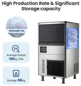 Blizzard SN-068F Underbench Granular Ice Maker 60Kg