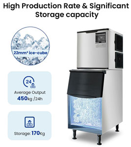 Blizzard SN-1000P Air Cooled Modular Ice Cube Maker