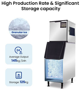 Blizzard SN-145C Professional Crescent Ice Cube Machine