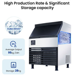 Blizzard SN-210P Air Cooled  Under Bench Ice Cube Maker