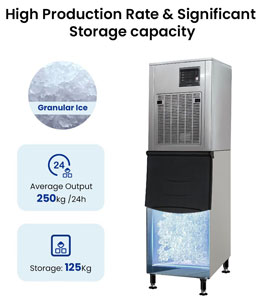 Blizzard SN-258F Granular Ice Maker 250Kg