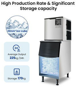 Blizzard SN-500P Air Cooled Modular Ice Cube Maker