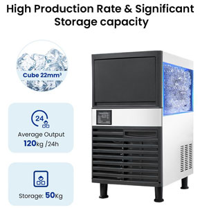 Blizzard SN-80P Air Cooled Self-Contained Under Bench Ice Cube Maker