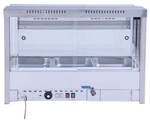 Bonvue BM11SC Square Countertop Wet and Dry Bain Marie