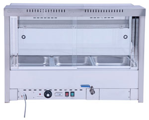 Bonvue BM11TC Angled Countertop Wet and Dry Bain Marie