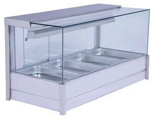 Bonvue BM14SC Square Countertop Wet and Dry Bain Marie