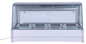 Bonvue BM14TC Angled Countertop Wet and Dry Bain Marie