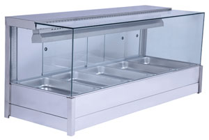 Bonvue BM17SC Square Countertop Wet and Dry Bain Marie