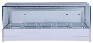 Bonvue BM17SC Square Countertop Wet and Dry Bain Marie