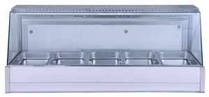 Bonvue BM17TC Angled Countertop Wet and Dry Bain Marie