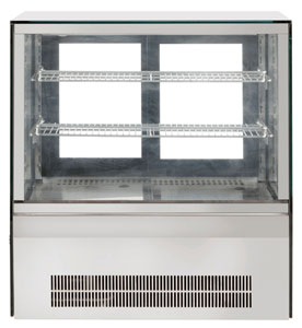 Bonvue GN-660RT Countertop Square Glass Cold Food Display