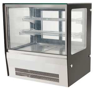 Bonvue GN-660RT Countertop Square Glass Cold Food Display