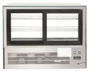 Bonvue GN-900RT Countertop Square Glass Cold Food Display