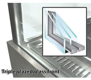 Bonvue SG090FE-2XB 2 Tier Heated Food Display