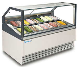 Bonvue SGD-18 Gelato/Ice Cream Display Showcase