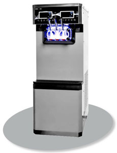 BRULLEN BEAST Pasteurize Two Flavour Floorstanding Soft Serve Ice Cream Machine