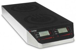 Cooktek Apogee MC3502FG 30A Double Hob Countertop Induction Unit