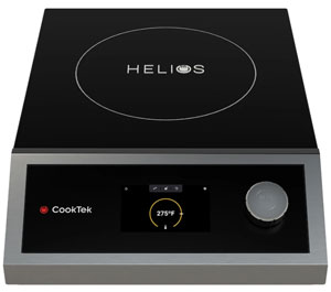CookTek Helios HTF.9500.SH25.4 Single Hob 10 Amp Countertop Induction Cooktop