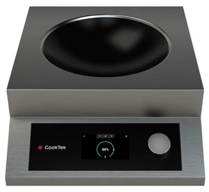 CookTek Helios HTF.9500.WK35.4 Countertop Induction Wok Cooker
