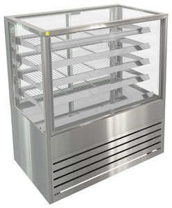 Cossiga BTGHT12-SD Freestanding Commercial Heated Food Display Cabinet, 1200mm
