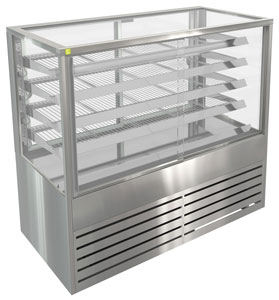 Cossiga BTGHT15-SD Freestanding Commercial Heated Food Display Cabinet, 1500mm