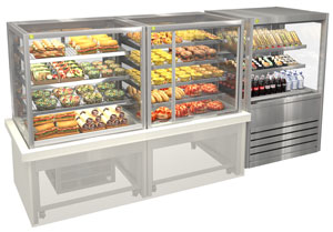 Cossiga BTGHT9 Tower Floor Standing Heated Food Display, 900mm