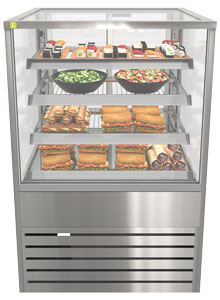 Cossiga BTGRF9 Tower Floor Standing Refrigerated Food Display