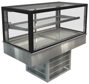 Cossiga GOGRF12 Countertop Refrigerated Glass Display Cabinet, 1200mm