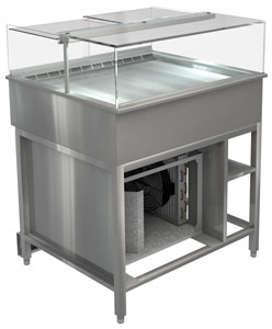 Cossiga LPRF9 Freestanding Refrigerated Pastry Display Cabinet, 900mm