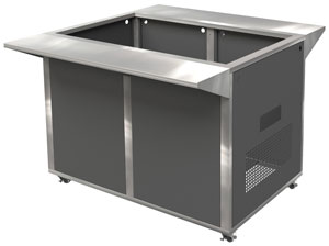Cossiga LSCK3 Linear Series Mobile Trolley/Counter Kit, 1215mm