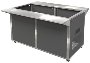 Cossiga LSCK4 Linear Series Mobile Trolley/Counter Kit, 1565mm