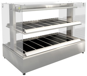 Cossiga OTSHC12 On-the-Slide Dual-Level Heated Food Display Chute 1200mm