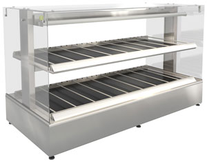 Cossiga OTSHC15 On-the-Slide Dual-Level Heated Food Display Chute 1500mm