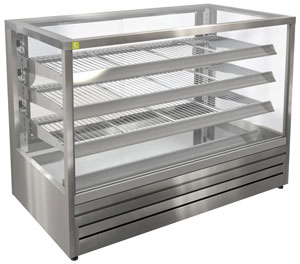 Cossiga STGCH12 Countertop Compact Heated Food Display Cabinet 1200mm
