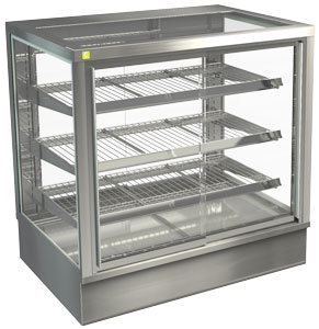 Cossiga STGHT9-SD Countertop Self-Service Heated Food Display Cabinet 900mm