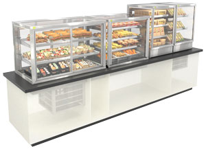Cossiga STGHT9 Countertop Heated Food Display Cabinet 900mm