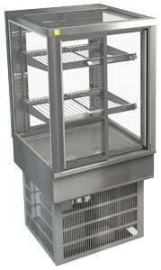 Cossiga STGRF6-SD Countertop Self-Service Refrigerated Food Display Cabinet 600mm