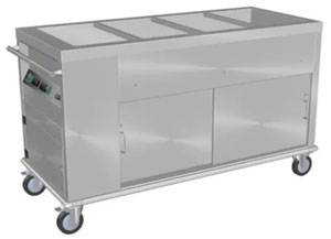 Culinaire CH.BMHM.3 3 x 1/1GN Mobile Bain Marie Hot Cupboard
