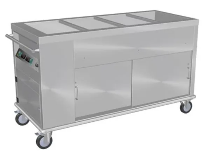 Culinaire CH.BMHM.4 4 x 1/1GN Mobile Bain Marie Hot Cupboard