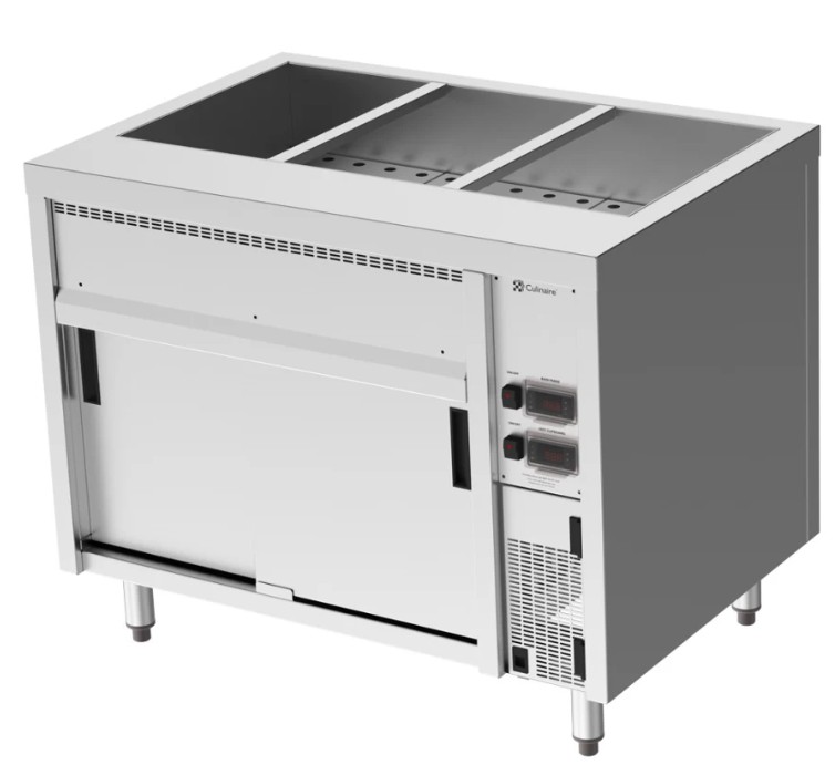 Culinaire CH.BMH.I.3 3 Module Island Bain Marie Hot Cupboard Food Warmer