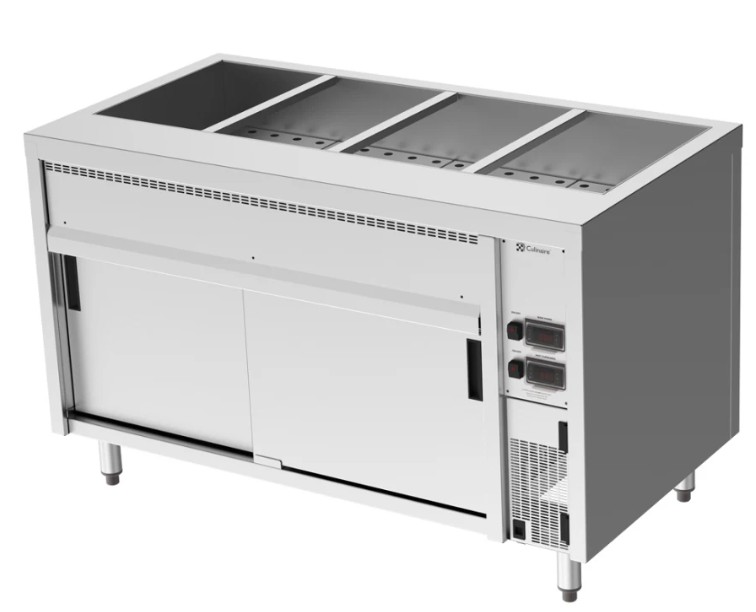 Culinaire CH.BMH.I.4 4 Module Island Bain Marie Hot Cupboard Food Warmer