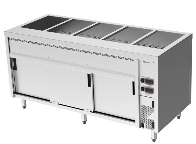Culinaire CH.BMH.I.5 5 Module Island Bain Marie Hot Cupboard Food Warmer