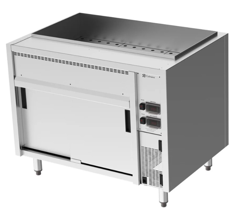 Culinaire CH.BMH.U.3 3 Module Under Bench Bain Marie Hot Cupboard Food Warmer
