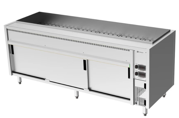 Culinaire CH.BMH.U.6 6 Module Under Bench Bain Marie Hot Cupboard Food Warmer
