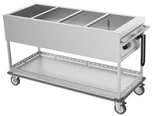 Culinaire CH.BMM.4 4 Module Mobile Bain Marie Hot Food Display