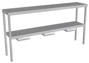 Culinaire CH.GDB.6  Double Heated Gantry with Dual Heat Lamp Shelves - To suit 6 module unit