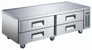 FED-X XCB-72 Chef Base 450L Refrigerated Drawer Bench