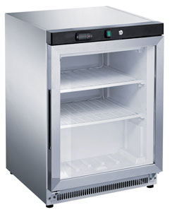 FED-X XF200SG Single Glass Door 120L Unberbench Bar Freezer
