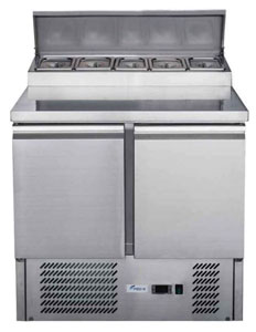 FED-X XGNS900D 2 Door Salad Preparation Fridge